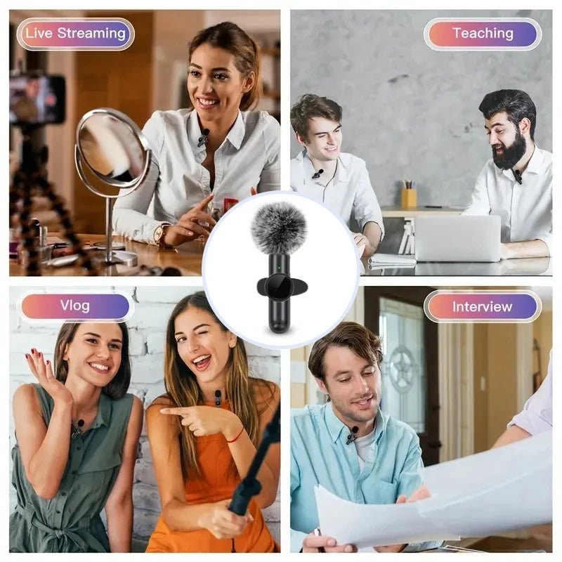 Wireless Lavalier Smartphone Microphone