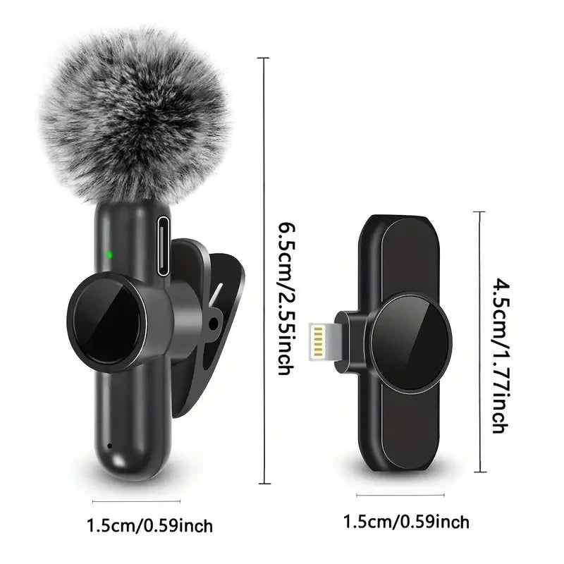 Wireless Lavalier Smartphone Microphone